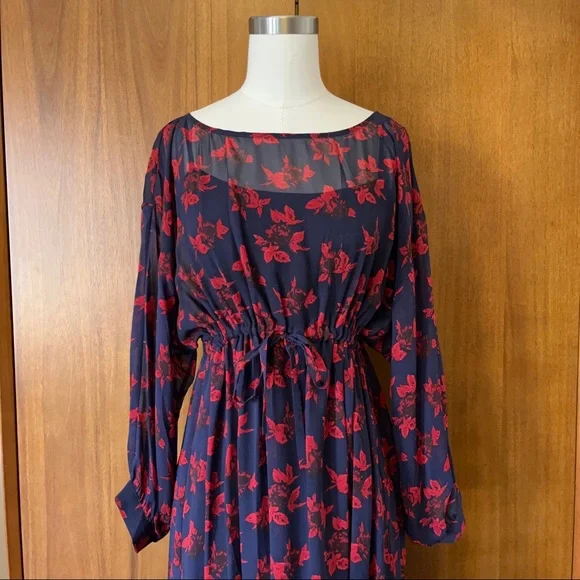 Madewell x No.6 Silk Magical Dress in Vintage Rose Size 00 - Picture 2 of 7